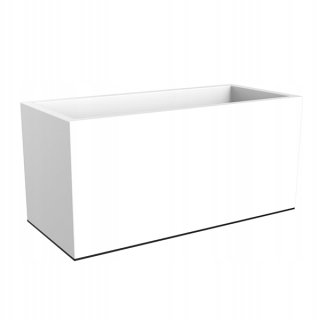 Kvetináč Elho 88 cm x 39 x 41 cm, biely plast